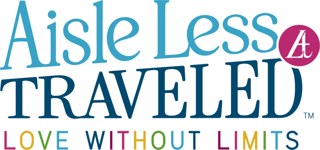 Aisle Less Traveled Primary Logo design with TM
