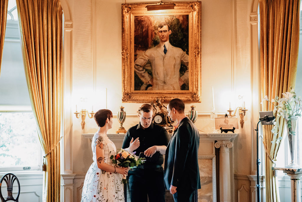 Dawes House Evanston Chicago Wedding Ceremony