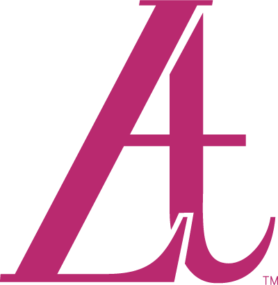 magenta monogram design