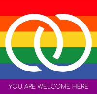 LGBTQ You Are Welcome Here badge LGBTQ You Are Welcome Here badge