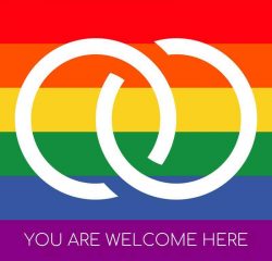 LGBTQ You Are Welcome Here badge LGBTQ You Are Welcome Here badge