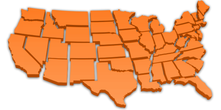 Continental United States, excluding Alaska & Hawaii